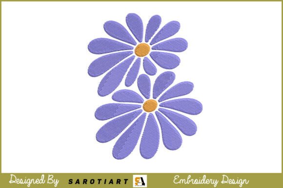 Download Single Flower Embroidery Design - Single flower Collection