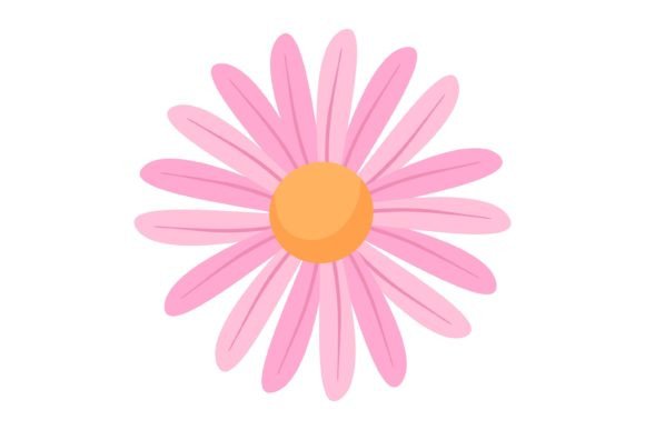 Download Pink Flower Decor Sticker Design - Design Collection