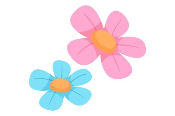 Download Cute Flower Decor Sticker Design - Design Collection