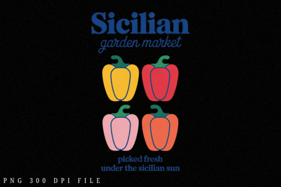 Download Sicilian Garden PNG Design - Design Collection