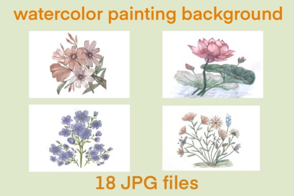 Download Watercolor Painting Flower  Art Print - Painting Collection