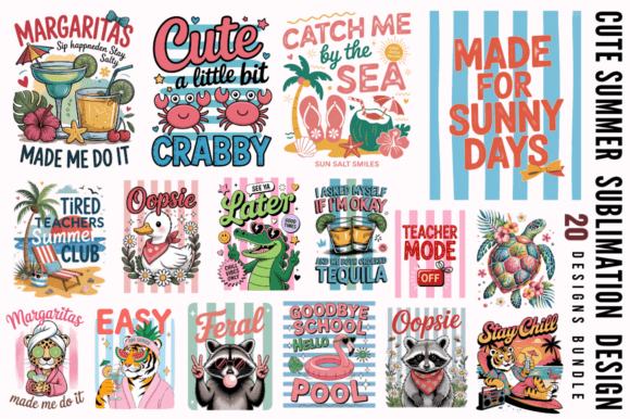 Download Cute Summer Sublimation PNG Designs Bund - Design Collection