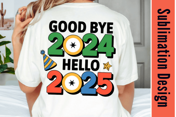 Download Good Bye 2024 Hello 2025 PNG Design - Design Collection