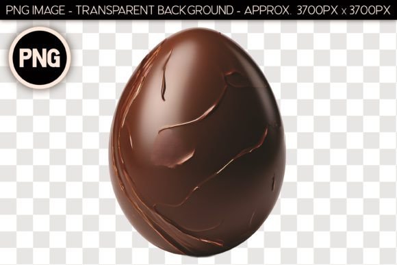 Download Chocolate Easter Egg Isolated Object 6 - Isolated Collection