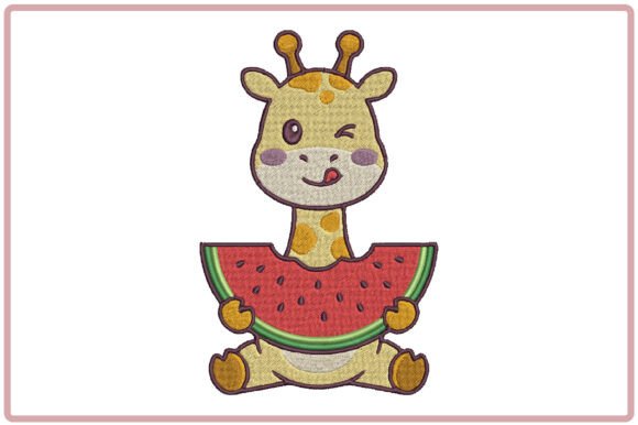 Download Funny Giraffe Embroidery Design - Design Collection