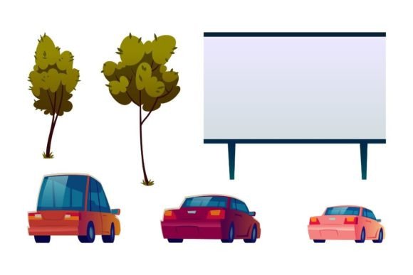 Download Car Street Cinema Isolated Elements - Premium Resources
